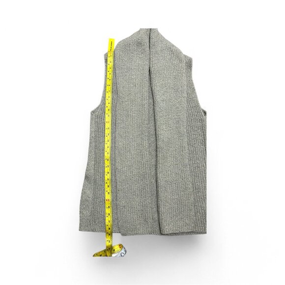 Look by M - New York Tan Sleeveless Cardigan (One Size) - Picture 3 of 5